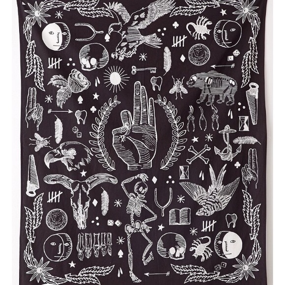 Urban Outfitters Accessories - UO Locust tattoo tapestry
